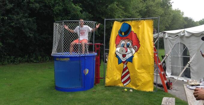 Jered gets dunked BEFORE Jered gets dunked BEFORE