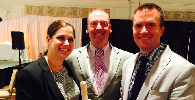 Billy Casper Golf presented with 2015 Helios HR Apollo Award Billy Casper Golf presented with 2015 Helios HR Apollo Award