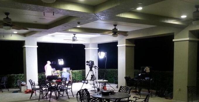 GC St. Johns setup Golf Channel WLGO St. Johns setup